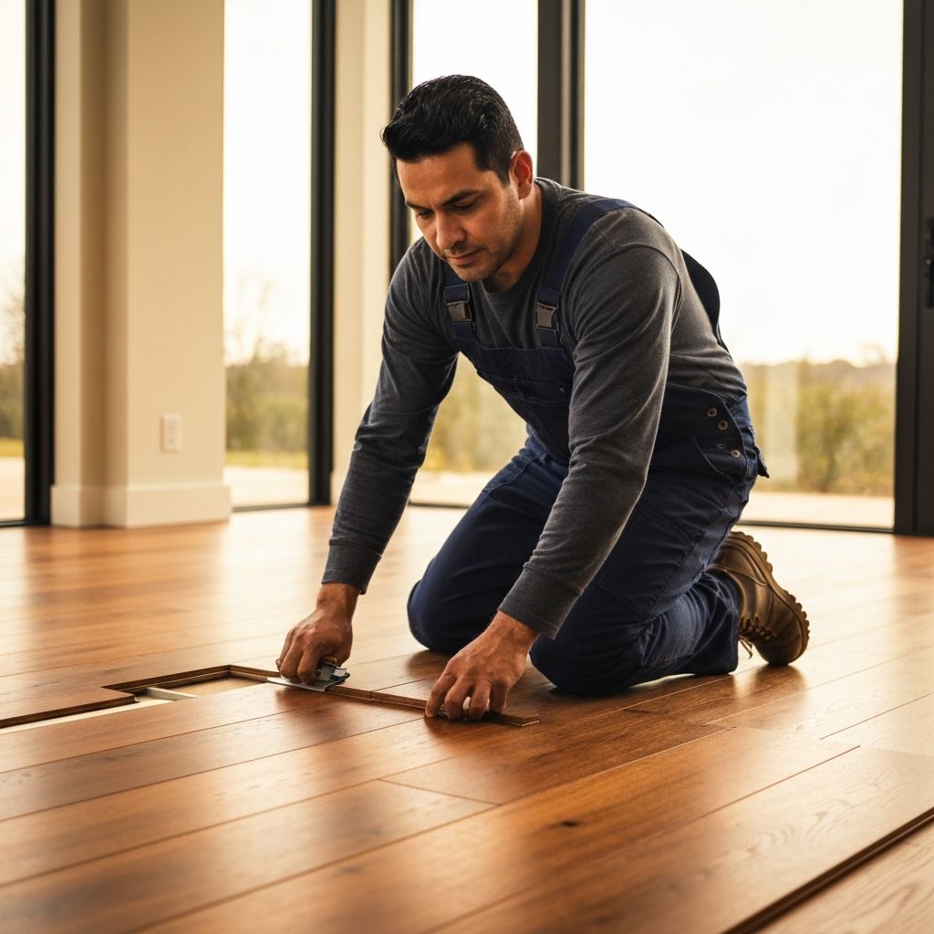 Professional flooring installation